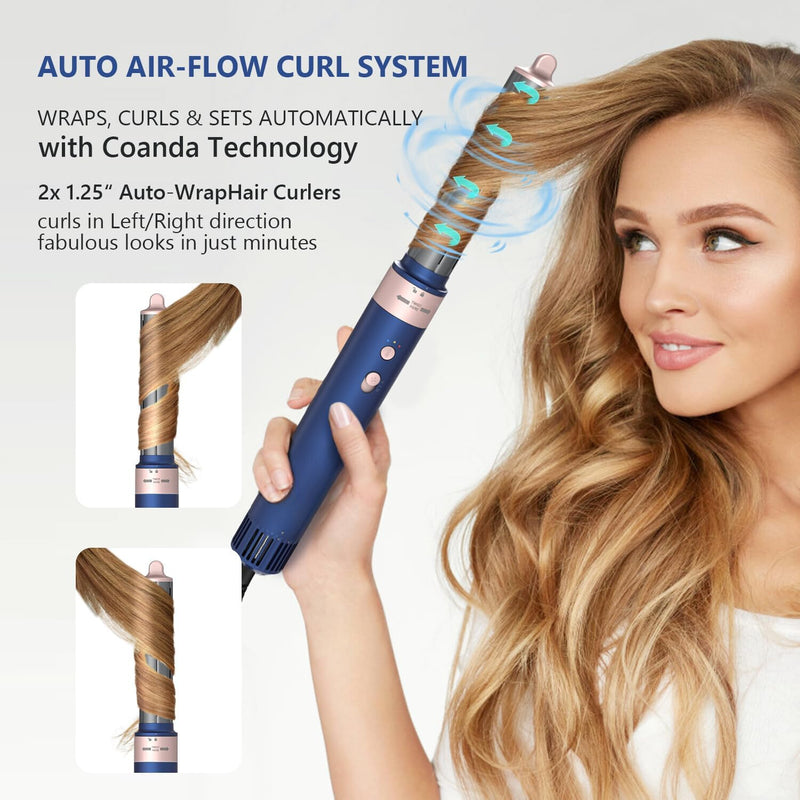 auto air-flow curl system wraps, curls & 