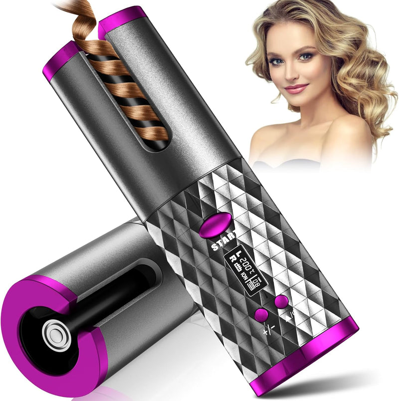 Automatic Curling Iron Cordless & Rechargeable