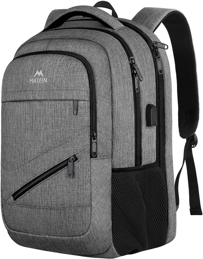 17-Inch Travel Laptop Backpack | Business Flight Approved, TSA Friendly | USB Charger Port, Luggage Sleeve