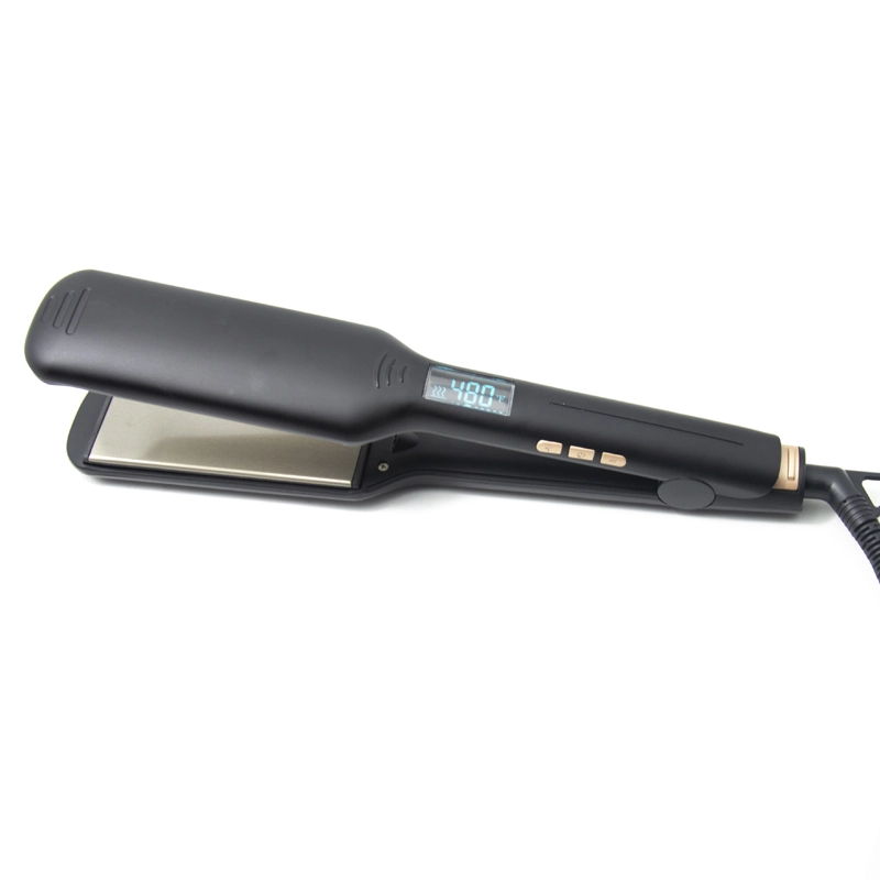 MadStyle™ Pro Titanium Flat Iron Hair Straightener, Dual Voltage