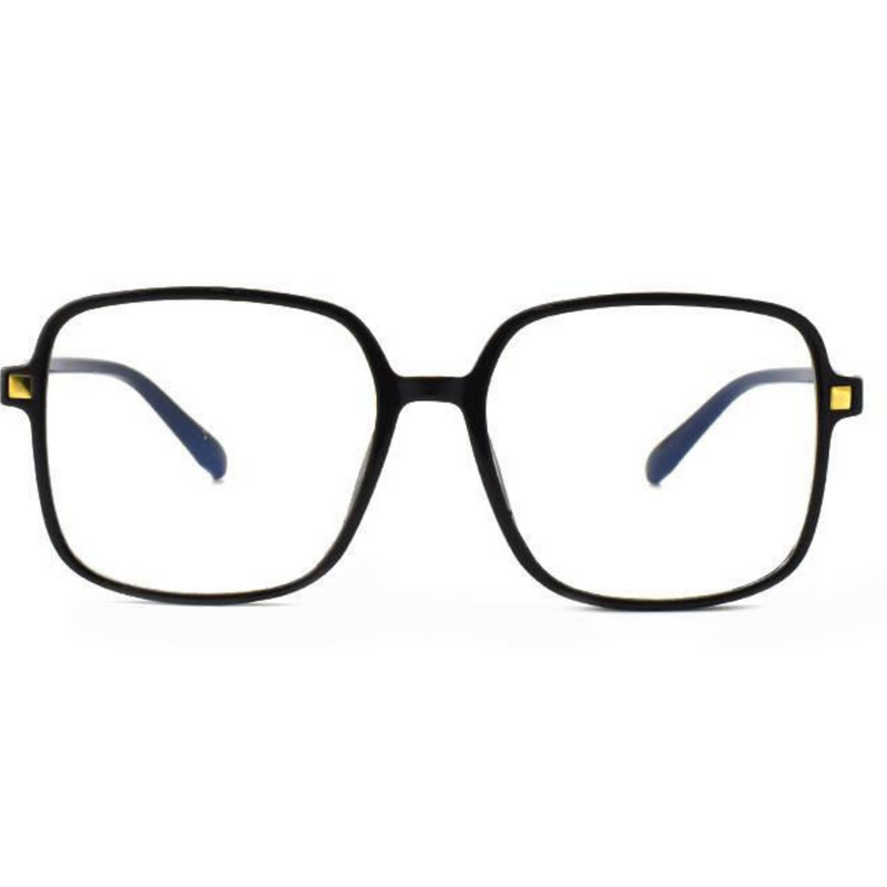 Blue Light Blocking Glasses, Large Frame Anti Eyestrain, Computer Reading TV Glasses for Women MenBlue Light Glasses Black - Madshot