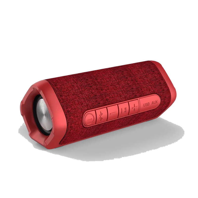 Twin Boost-TWS Bluetooth 5.0 Speaker Stereo 18W |Dual Pairing |Waterproof With MicTWS Portable Speakers Red - Madshot