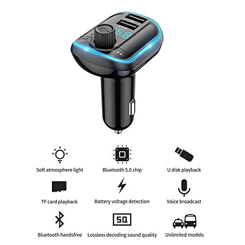 Car Bluetooth FM Transmitter Wireless CarCar & Vehicle Electronics - Madshot