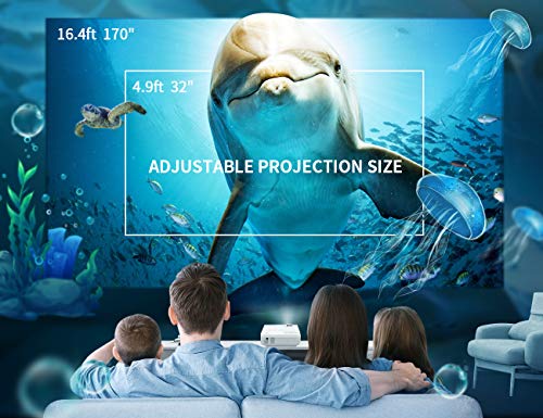 Mini Projector - 1080P and 170'' Display Supported, 3600LProjectors - Madshot