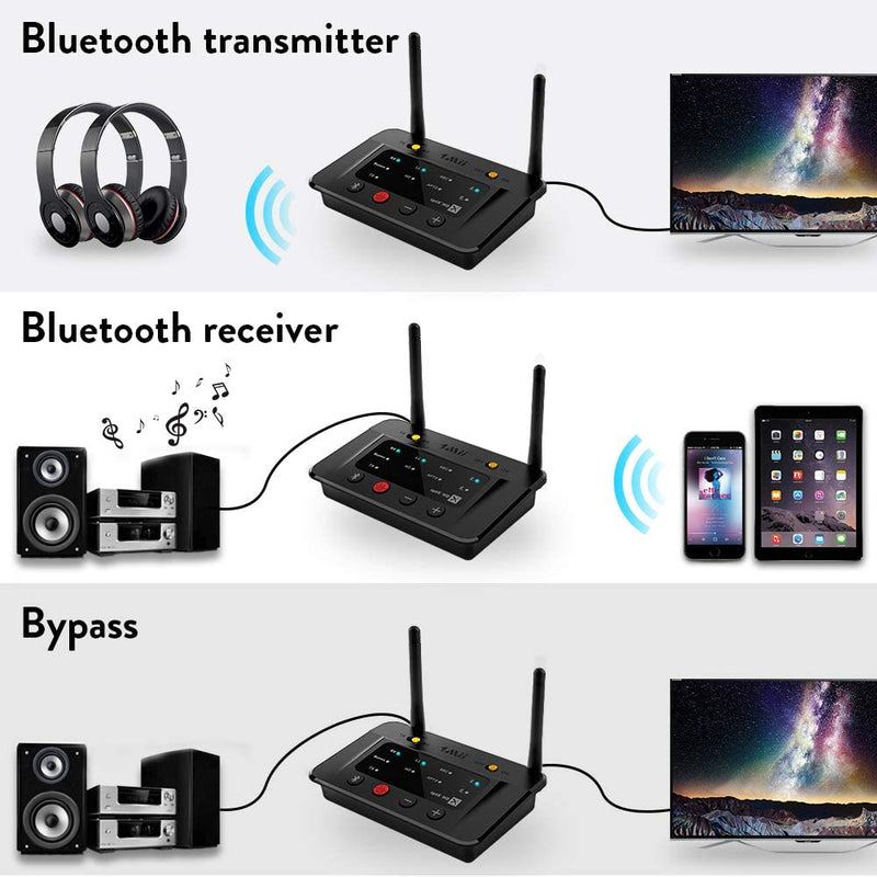 Long Range Bluetooth 5.0 Audio Adapter Transmitter Receiver for TV PC Home StereoBluetooth Adapter - Madshot