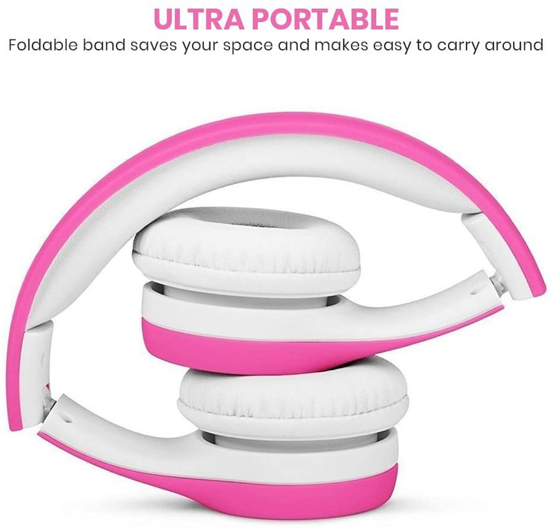 [Volume Limited] Kids Safety Foldable On-Ear Headphones with Mic, Volume Controlled at Max 93dB to Prevent Noise-induced Hearing Loss (NIHL), Passive Noise ReductionKids headphone - Madshot