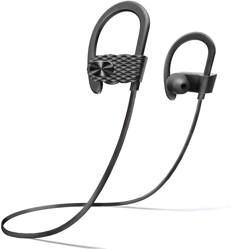 Bluetooth Wireless Noise Cancelling Around-Neck Earphone for Running Workout Sweat-proof Stereo w/MicEarphone - Madshot