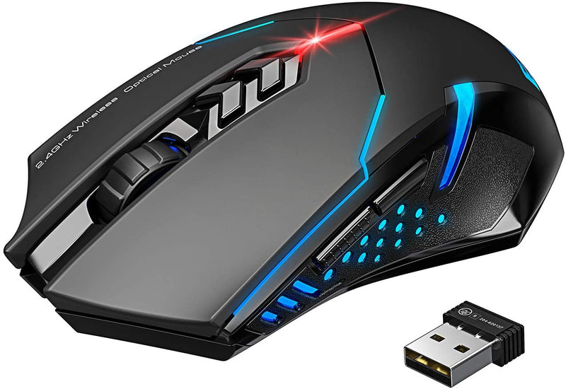 Madshot- Wireless Gaming Mouse Professional LED Optical Mice for Gamer AdjustableGAMING MOUSE - Madshot