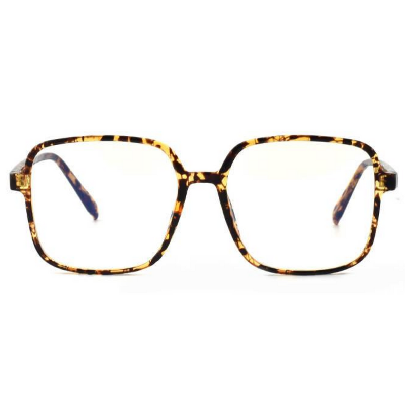 Blue Light Blocking Glasses, Large Frame Anti Eyestrain, Computer Reading TV Glasses for Women MenBlue Light Glasses Leopard - Madshot