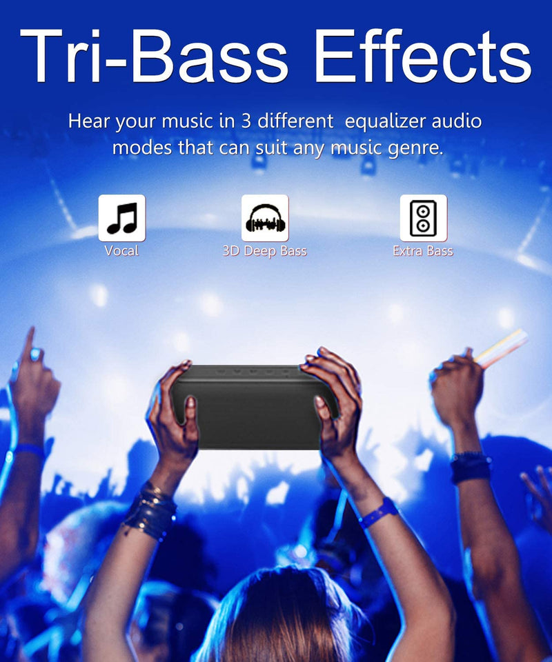 Bluetooth Speaker 60 watts V5.0 Shocking bass Sound TWS Waterproof 8 Hours Playtime Soundbar Home TheaterPortable Bluetooth Speaker - Madshot