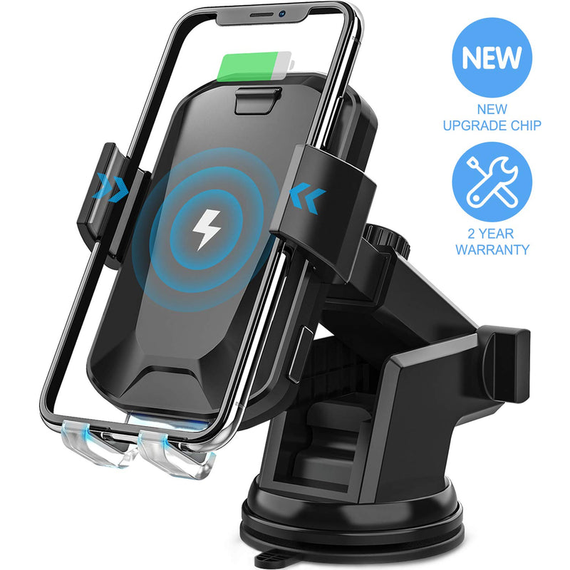 Wireless Car Charger, Madshot 10W Qi Fast Charging Auto Clamping Car Mount Windshield Dashboard Air Vent Phone HolderCar & Vehicle Electronics - Madshot