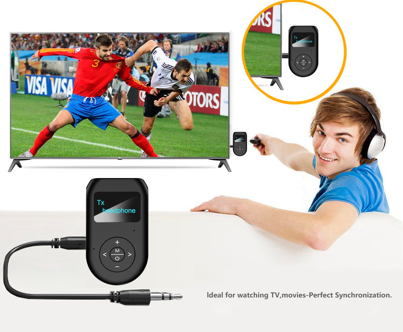 Bluetooth Transmitter Receiver V5.0 Support Audio Adapter - Madshot