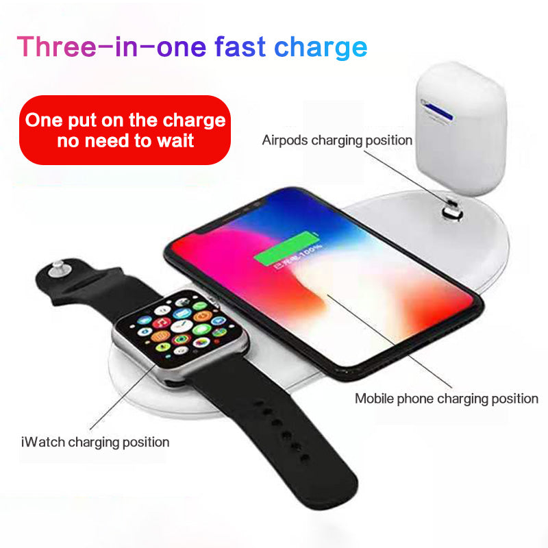 Wireless Charger 3 in 1 2020 Upgraded, Fast Apple Charging Pad Station for Apple WatchCell Phones & Accessories - Madshot