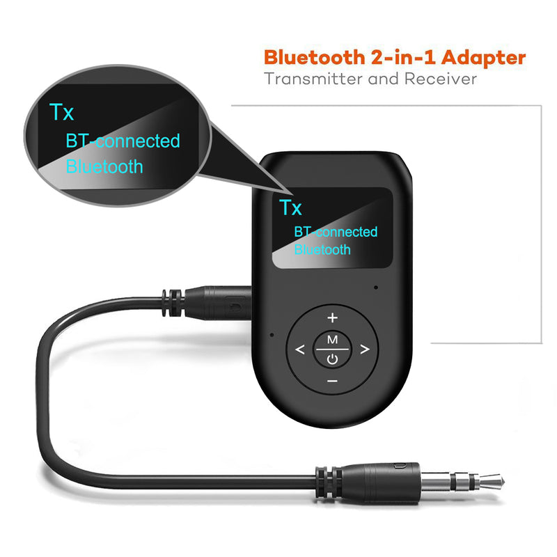 Bluetooth Transmitter Receiver V5.0 Support Audio Adapter - Madshot