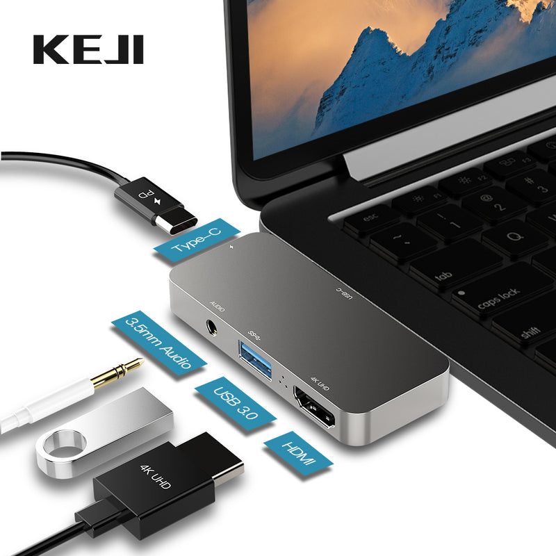 Madshot- Type C Hub USB C HUB With 4K HDMI USB 3.1 Plitter PD ChargeUSB HUB - Madshot