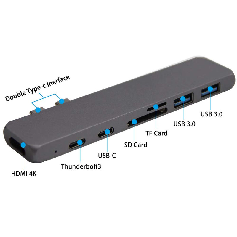 Madshot- 6 in 1 USB PD Charging 4K HDMI Video Audio TF SD Carder AdapterUSB HUB - Madshot