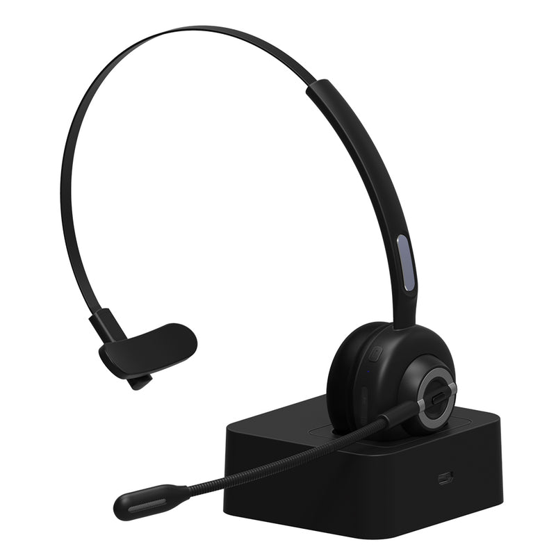 Pro Trucker Bluetooth Wireless Headset | Noise Cancelling (with charging dock)Bluetooth Headset - Madshot